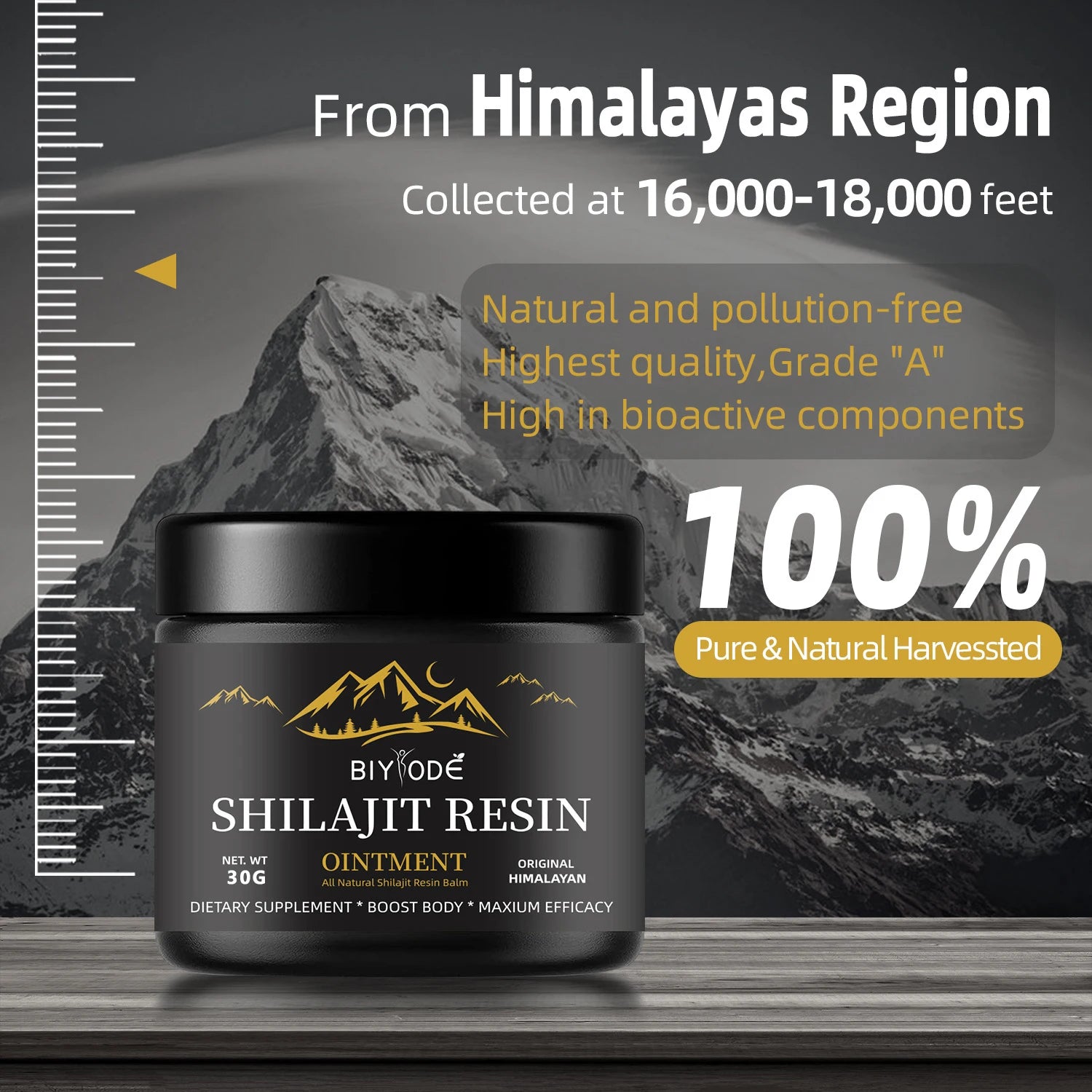 Natural Himalayan Shilajit Resin 600mg